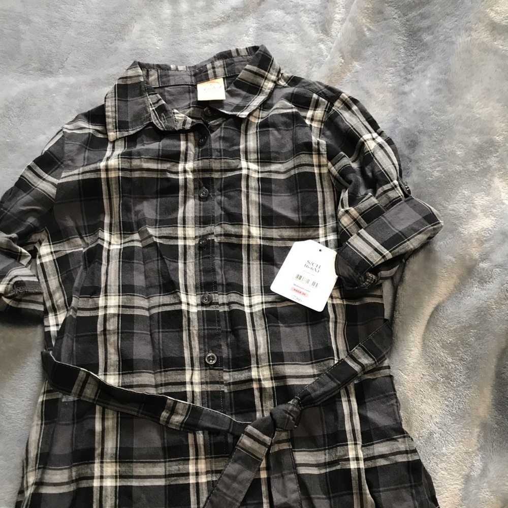 Plaid tunic kids